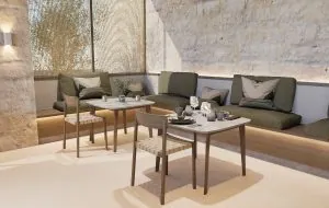 Lounge seating at Ritamo restaurant